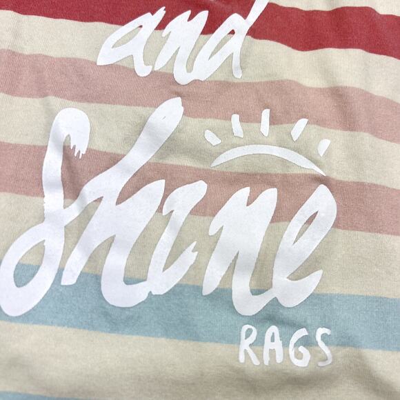 Rags Rise and Shine Striped Romper - Picture 2 of 5